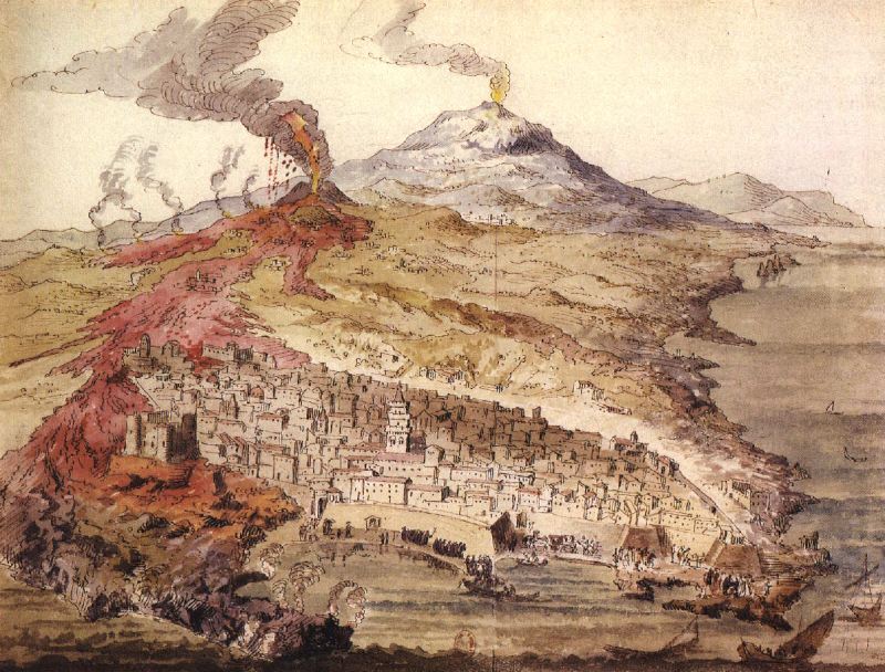 Reconstruction of the Mount Etna eastern flank after the first